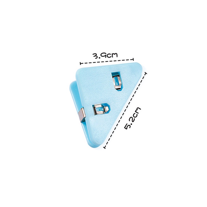 Kẹp Giữ Giấy/Hình Tam Giác Trong Suốt Đơn Giản Tiện Dụng