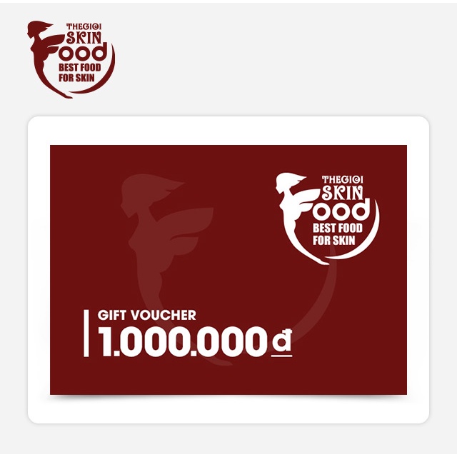 Phiếu quà tặng cửa hàng Thế Giới SkinFood 1000K