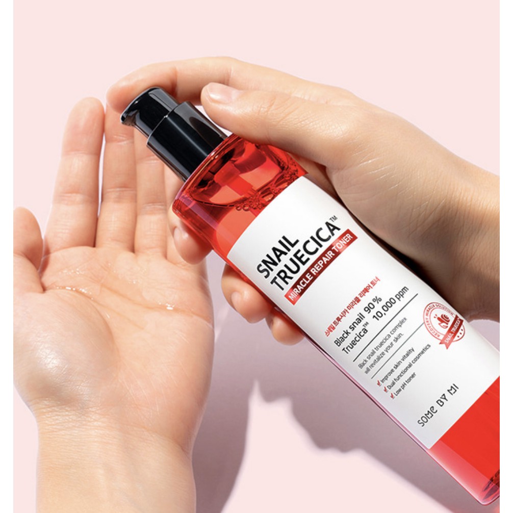 Nước hoa hồng phục hồi da Some By Mi Snail Truecica Miracle Repair Toner 135ml - HB0189