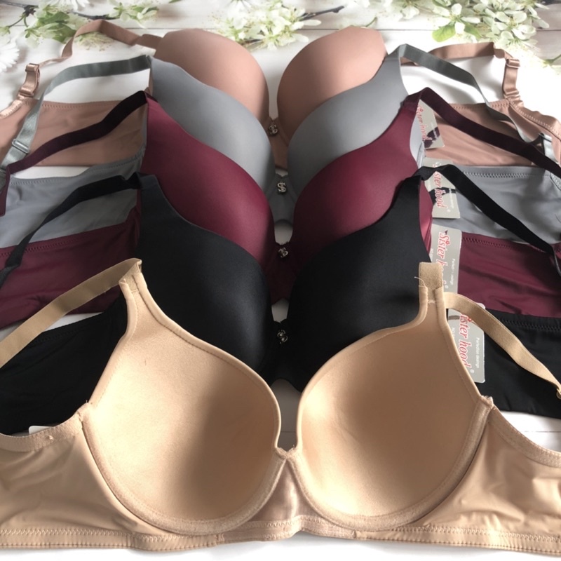 Áo ngực bigsize có gọng mút mỏng Thái Lan S826 quả to cup C bản to nâng ngực chống xệ không viền size 36 đến size 42