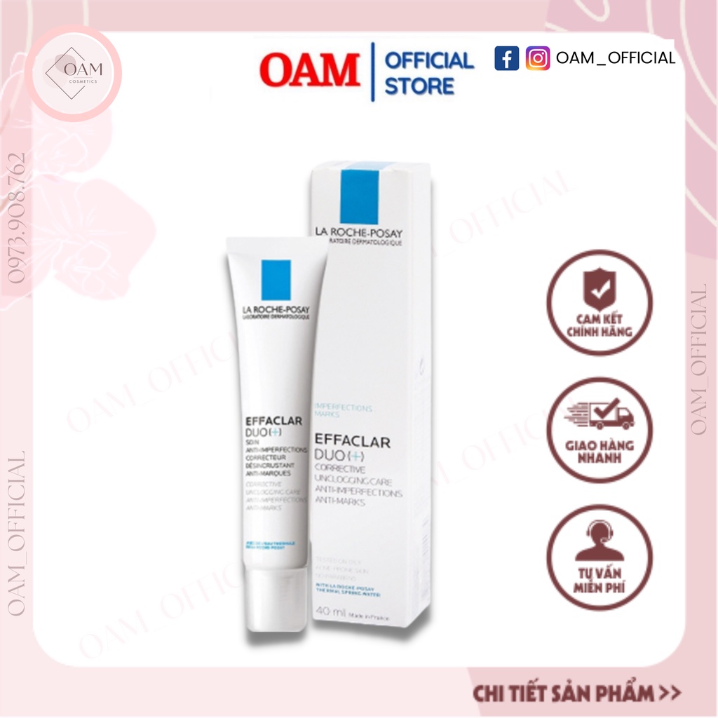 La Roche-Posay Duo+ - Kem Giảm Mụn Thần Thánh 40ml