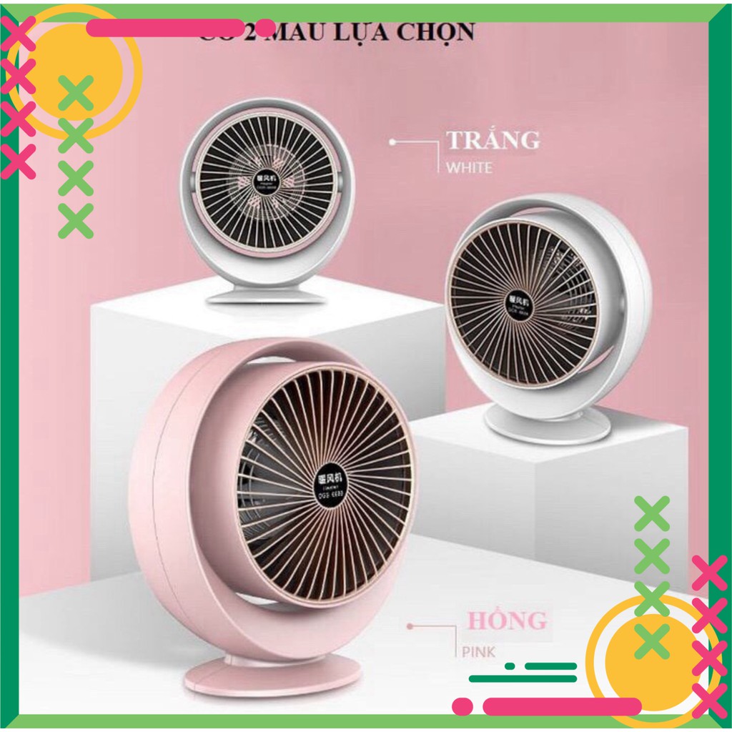 [FREE SHIP] Quạt Sưởi Mini Để Bàn  Mẫu Mới Làm Ấm Bằng Tia Hồng Ngoại  Dùng Cho Văn Phòng / Gia Đình