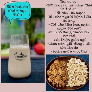 SỮA HẠT ÓC CHÓ + HẠT ĐIỀU