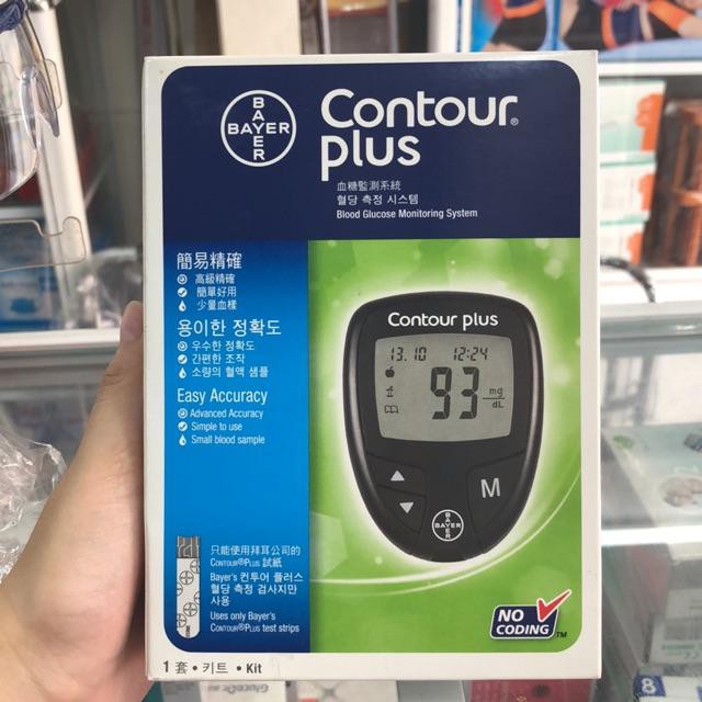 Que thử test thử đường huyết Que thử tiểu đường Bayer Contour Plus hộp 25 que của Đức