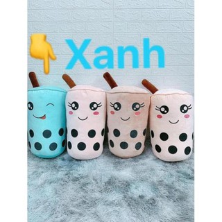 Gối ôm gấu bông trà sữa nhồi bông siêu cute