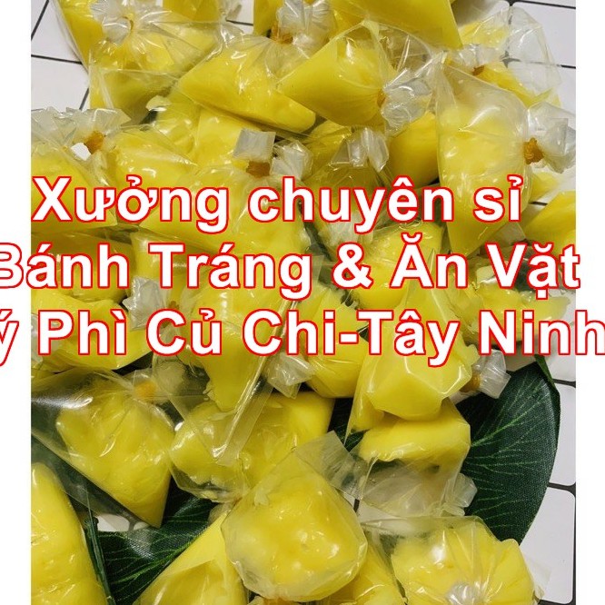 Bịch Bơ Trứng Gà Ăn Kèm Bánh Tráng