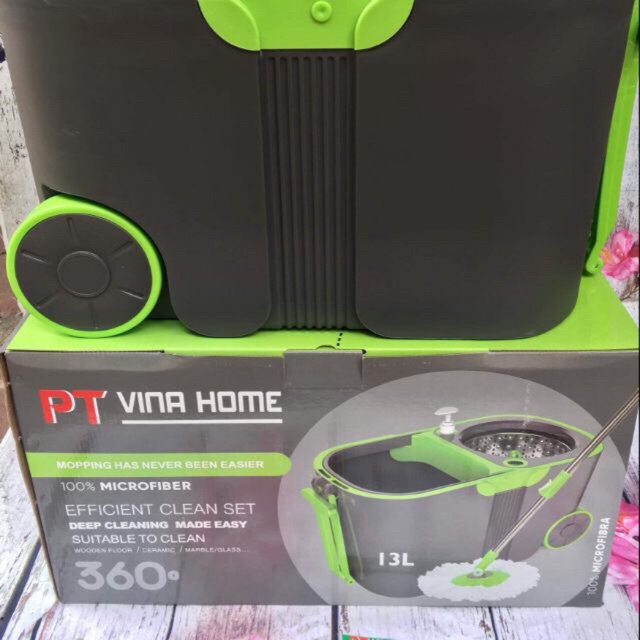 CÂY LAU NHÀ 360 ĐỘ VINAHOME CÓ BÁNH XE