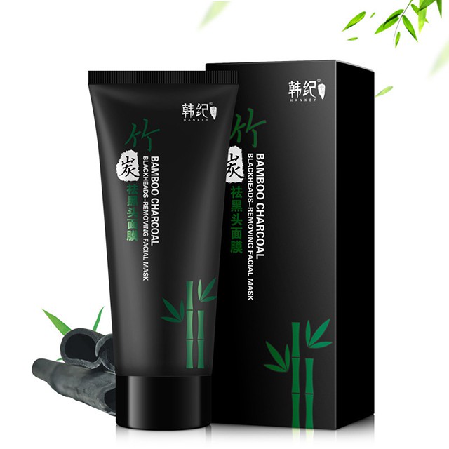 Gel lột Mụn Than Tre Thải độc chì- Sáng da 70gr HANKEY Bamboo Charcoal Sạch mụn