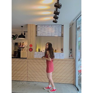 ĐẦM CARO ĐỎ 2S NƠ LƯNG