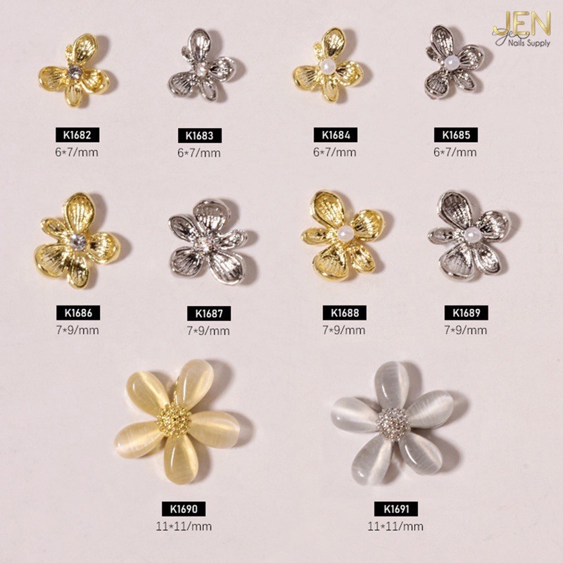 Charm hoa đính móng-phụ kiện charm nail