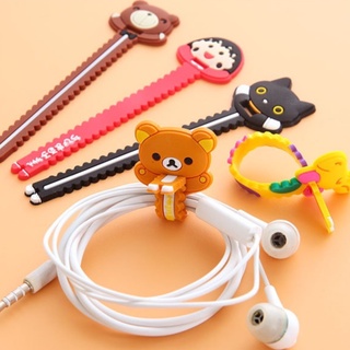 Phụ Kiện Quấn Dây Cáp Bằng Silicon Hình Hoạt Hình Dễ Thương😍