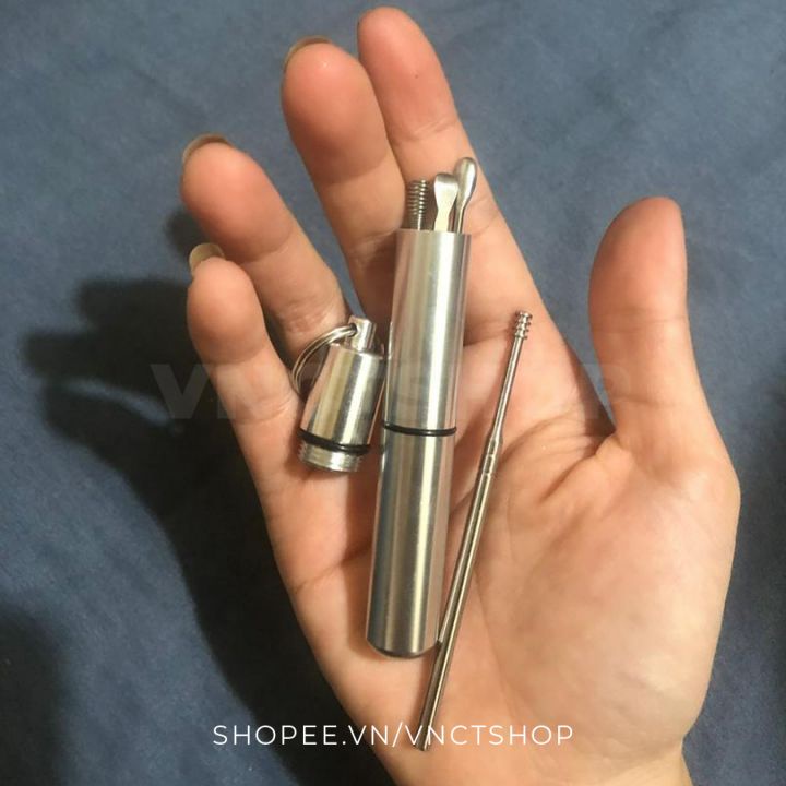 Bộ lấy ráy tai, dụng cụ ngoáy tai 6 món bằng inox chuyên nghiệp vệ sinh tai cho bé trẻ em có hộp đựng