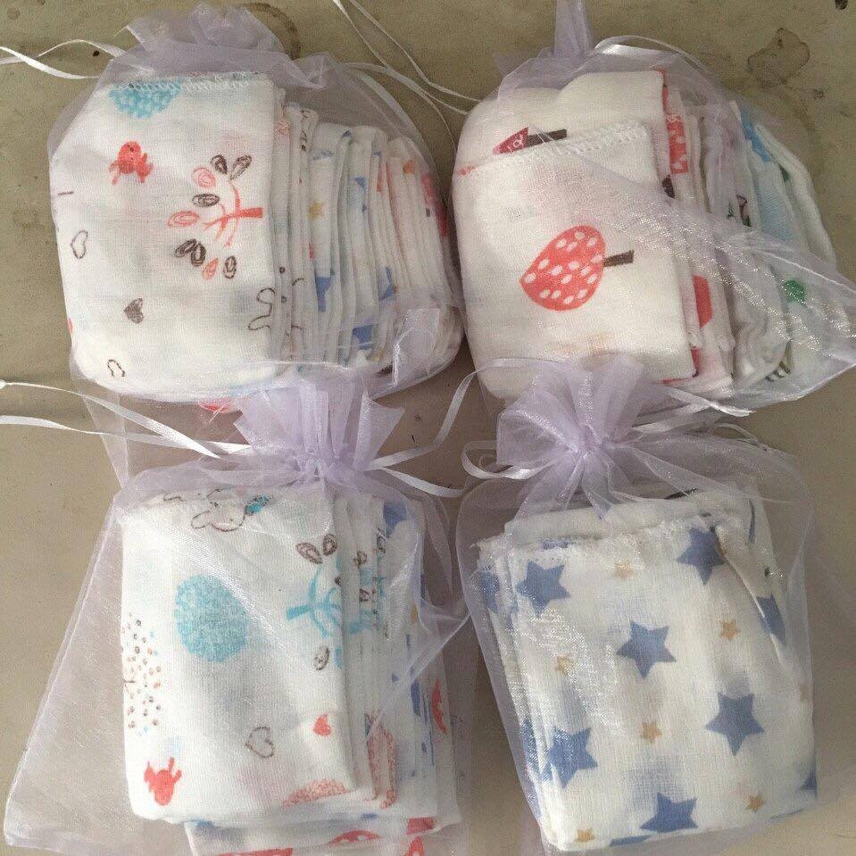 Sét 10 khăn xô sữa Aden 2 lớp