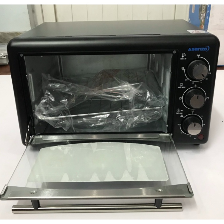 Lò Nướng Điện Đa Năng Asanzo 23 Lít, Công Suất 1200W Asanzo EV-23A1 Nướng Nhanh Thức Ăn( Hàng Chính Hãng Bảo Hành 12 Thá