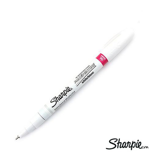 Bút sơn ngòi kim vẽ lên mọi bề mặt Sharpie Oil Based Extra Fine White (Trắng)