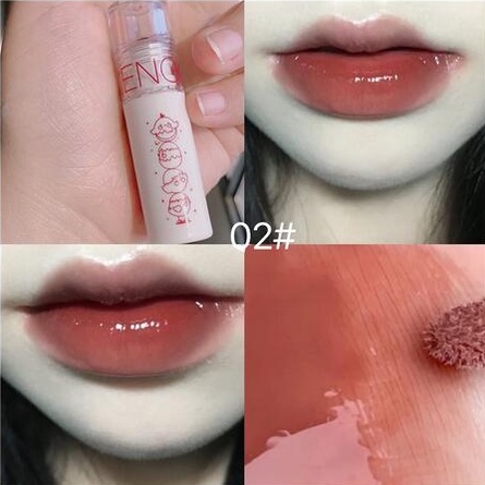 Son bóng MENGXIDUO 3D hương trái cây chống nước lâu trôi 3g