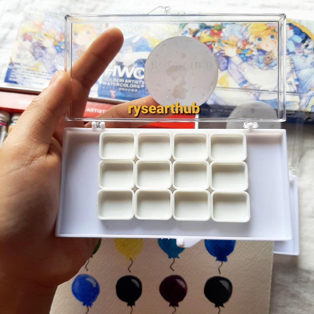 [rysearthub] Bộ màu nước Holbein Shigure Limited 0.3 - 0.5 và 1ml hộp nhựa hộp thiếc