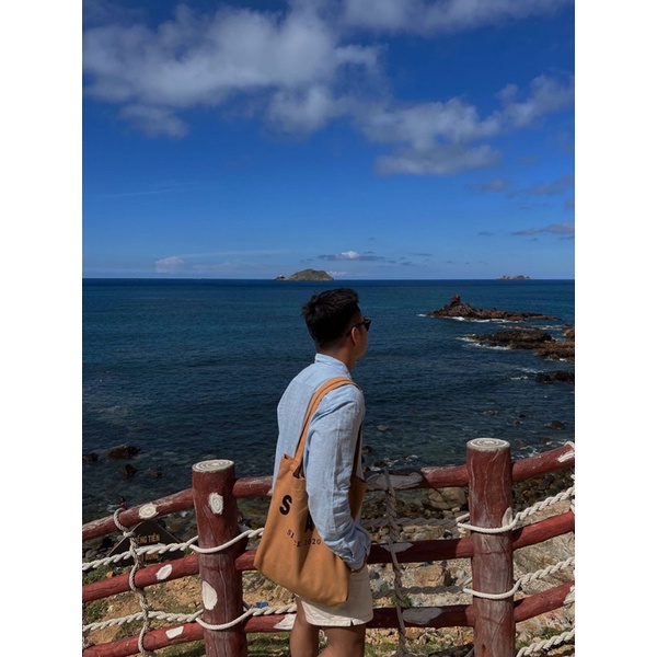 TÚI TOTE BAG IN CHỮ SIAM MÀU ĐEN ĐƠN GIẢN