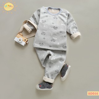 Bộ nỉ lót lông màu Pastel