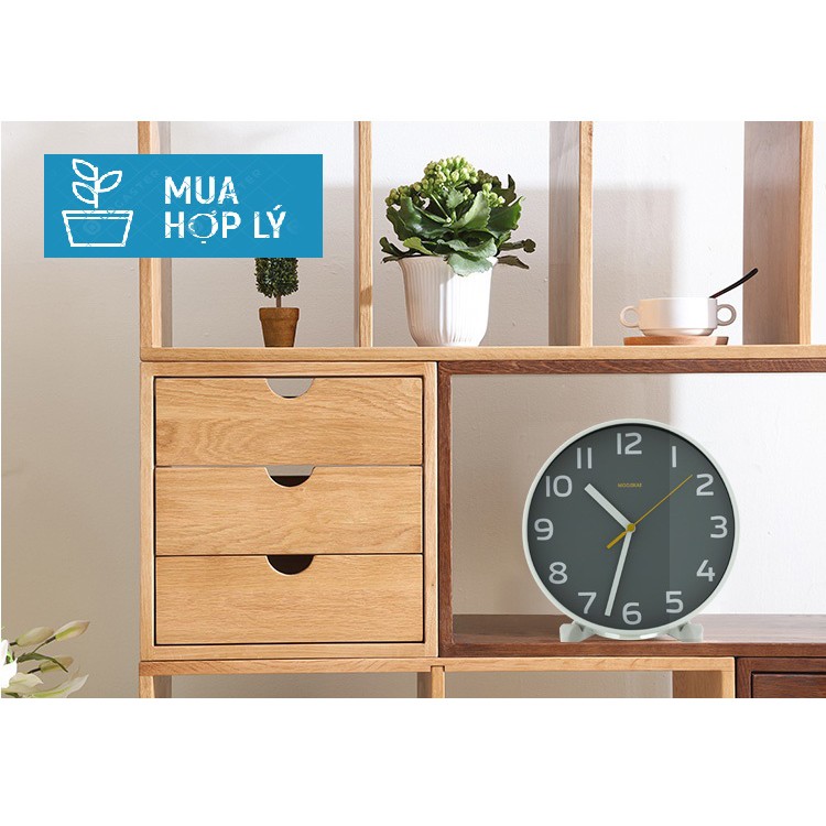 ĐỒNG HỒ HÀN QUỐC MJK MẶT TRÒN ĐỂ BÀN, TREO TƯỜNG PHONG CÁCH CHÂU ÂU - HÀNG NHẬP KHẨU