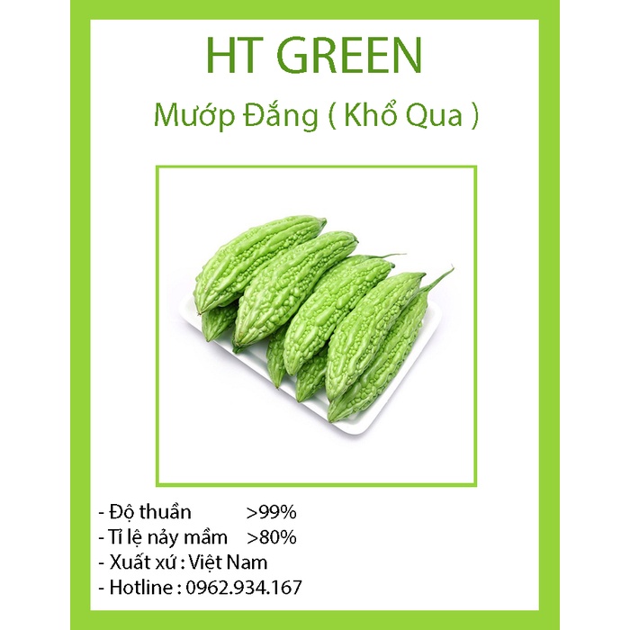1Gr Hạt Giống Mướp Đắng/ Khổ Qua (A1.402| C41*W34)