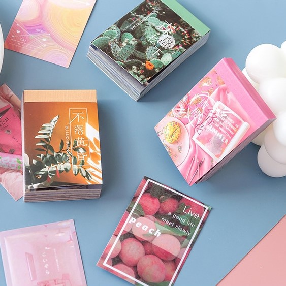 Cuốn 50 miếng sticker phong cách âu mỹ