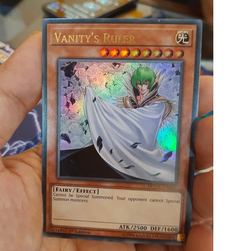 THẺ BÀI YUGIOH Vanity's Ruler - DUOV-EN061 - Ultra Rare 1st Edition