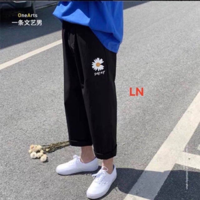 [ Mã FAXANH55 giảm 10K đơn 50K] Quần kaki hoa cúc chữ DAB876 | BigBuy360 - bigbuy360.vn