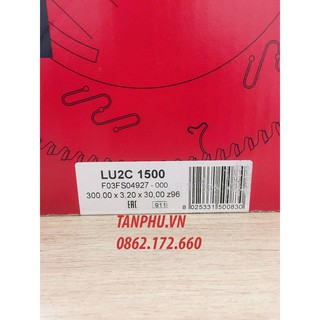 Lưỡi cưa Freud CẮT VÁN MDF LU2C-1500 (300*96T)( chống ồn )