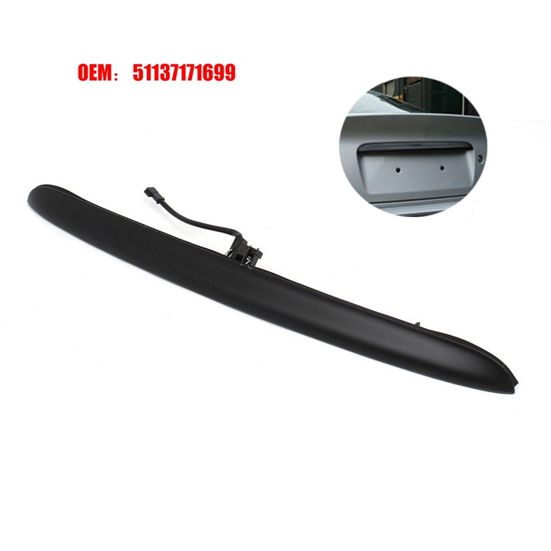 Tay Nắm Mở Cốp Xe Kèm Nút Khóa Màu Đen Cho BMW E46 325I 323I 328I 51137171699