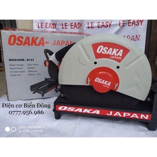 Máy cắt bàn 🔥freeship🔥 tặng lưỡi cắt 355mm máy cắt sắt osaka 2350w nhật bản loại 1 bảo hành 6 tháng