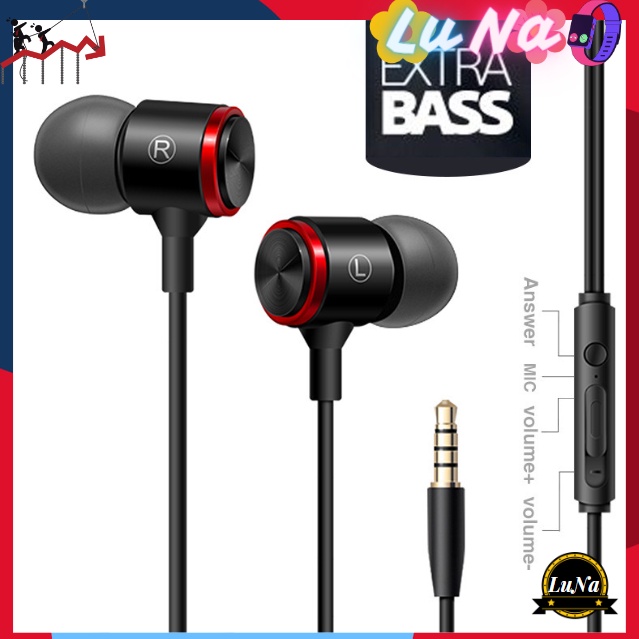 Tai nghe có dây nhét tai chống ồn gaming phone phù hợp cho bạn bảo hành 1 tháng