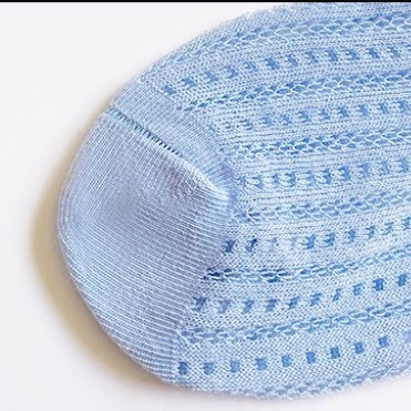 Đai Nịt Tất Cotton Mỏng Phối Lưới Thoáng Khí Thấm Hút Mồ Hôi In Chữ Phong Cách Mới Cho Trẻ Em