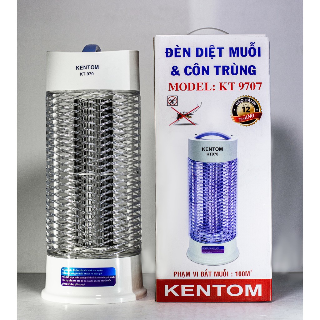 Đèn bắt muỗi KENTOM-KT970 - Điện gia dụng Hoàng Kim