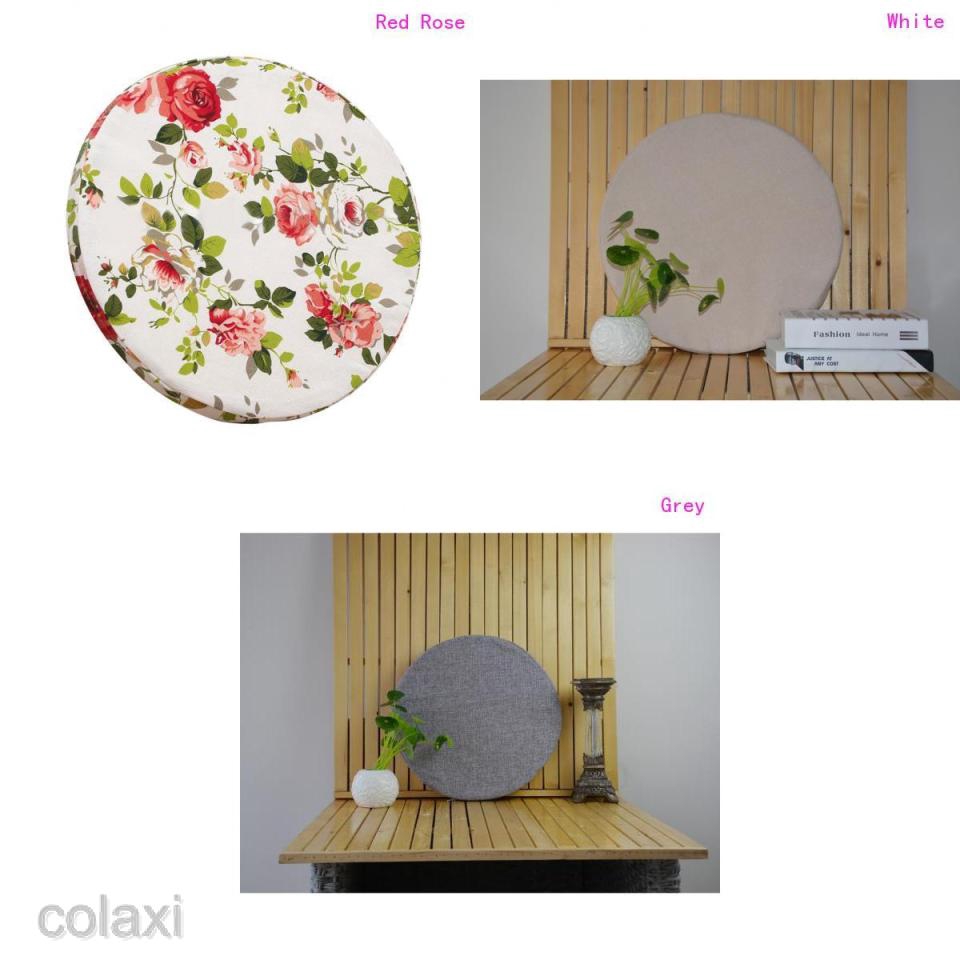 [COLAXI] Indoor Dining Garden Patio Home Office Kitchen Round Pads Cushion Pillow 9Colors