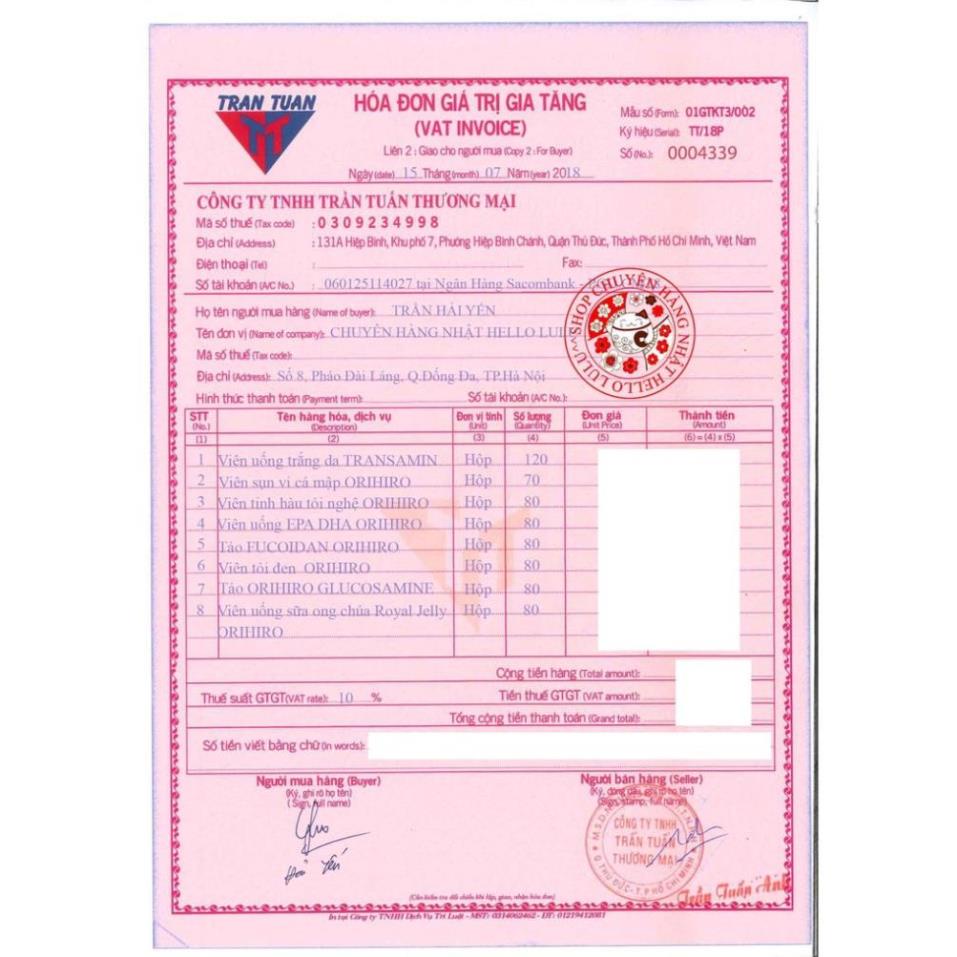 Viên uống trắng da Transimin 500mg Nhật Bản mờ thâm nám 100 viên