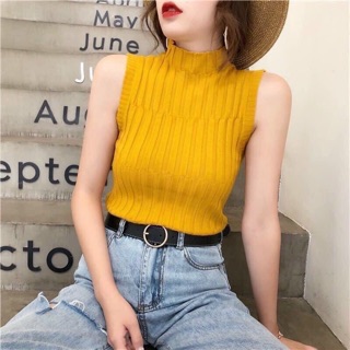 ÁO LEN SÁT NÁCH CỔ CAO