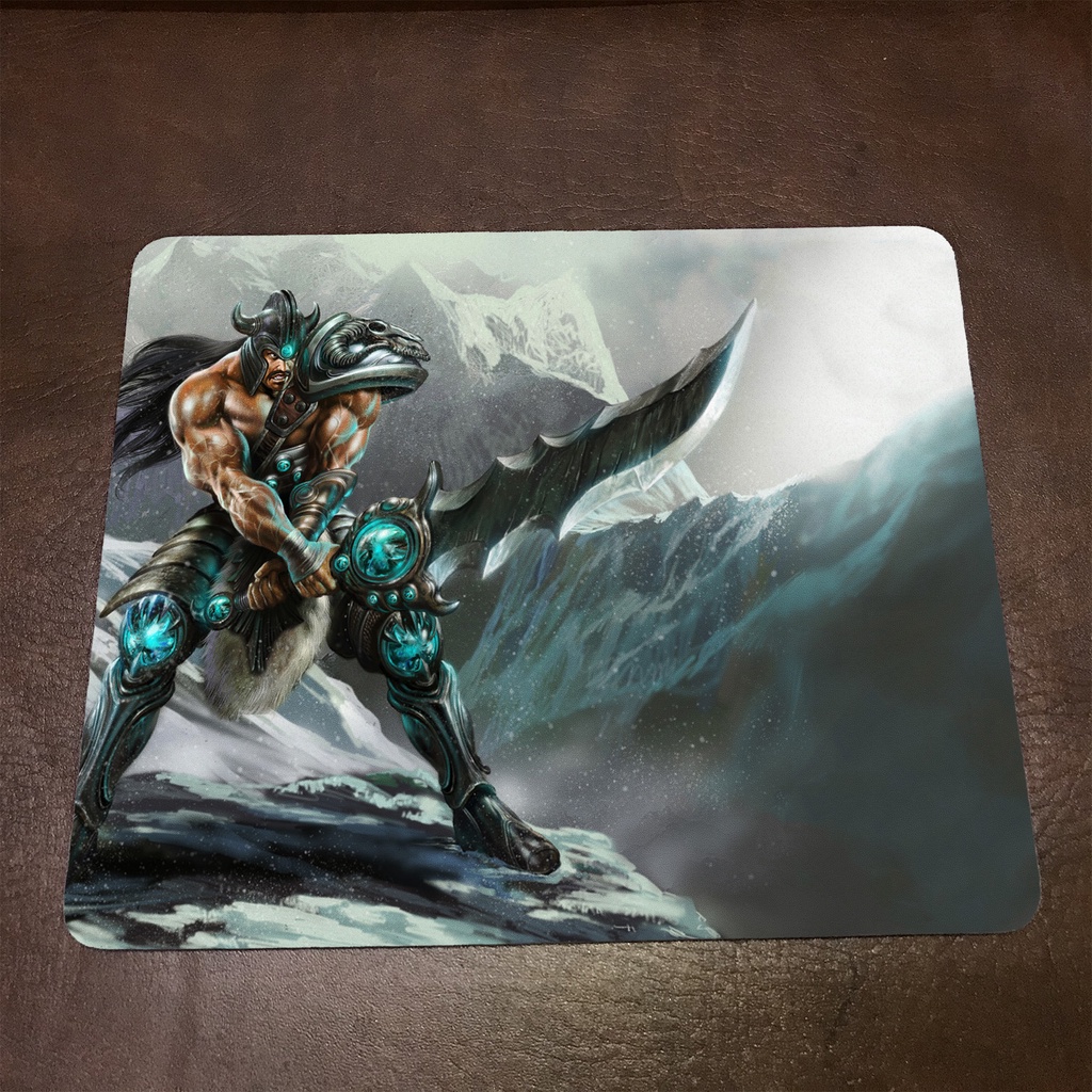 Lót chuột máy tính League of Legends TRYNDAMERE - Mẫu 1 Mousepad cao su êm ái, nhận in theo yêu cầu