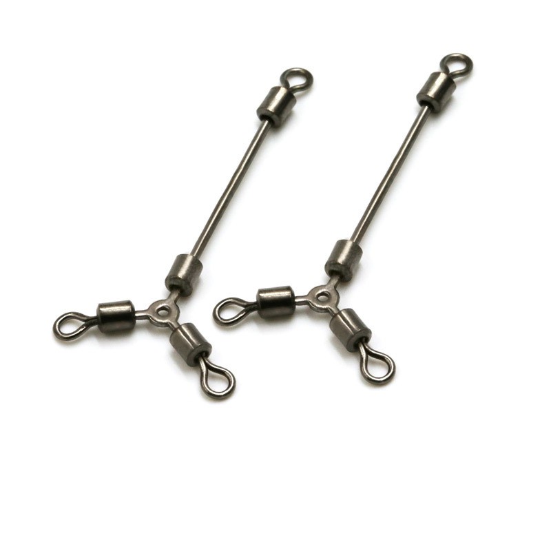 Set 10 Phụ Kiện Khớp Khuyên Câu Cá 3 Đầu Chuyên Dụng