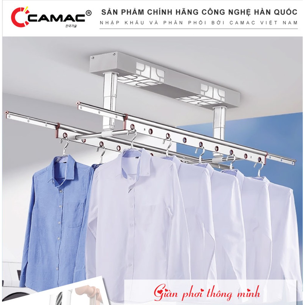 Giàn Phơi thông minh CMM 07 tự động điều khiển cao cấp bảo hành 5 năm hỗ trợ trọn đời new 2021