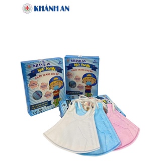 khẩu trang y tế 3D Khánh An trẻ em cho bé từ 1 đến 12 tuổi