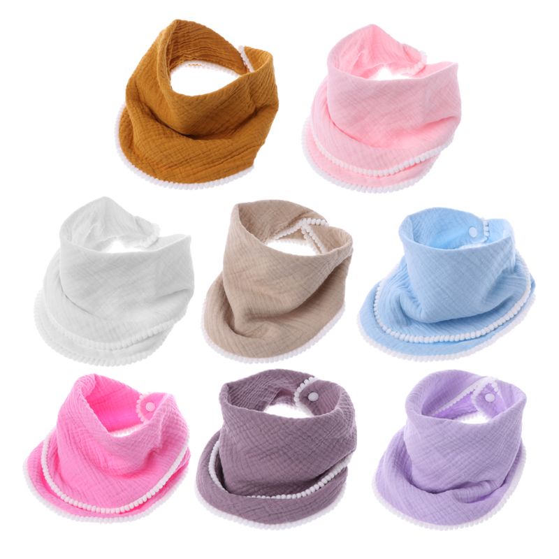Yếm Ăn Chất Liệu Cotton Mềm Mại Tiện Dụng Cho Bé Sơ Sinh