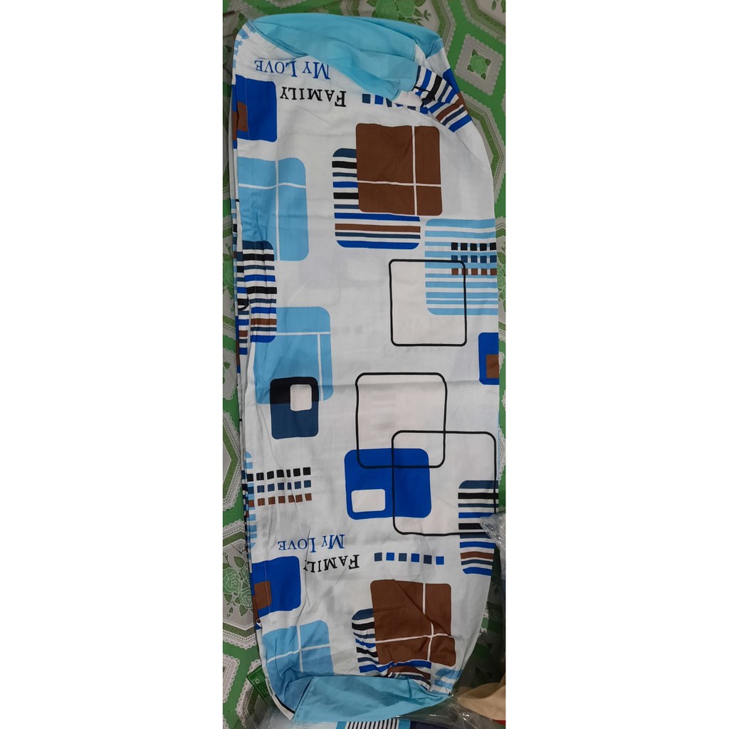 Áo gối ôm 37x105cm dây kéo có phối cotton hoa