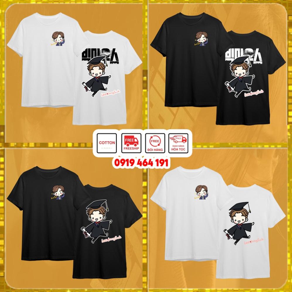 Áo thun Lee Jong suk , áo thun big mouth, big mouse, phong cách hàn quốc, nam nữ unisex, vải mịn mát