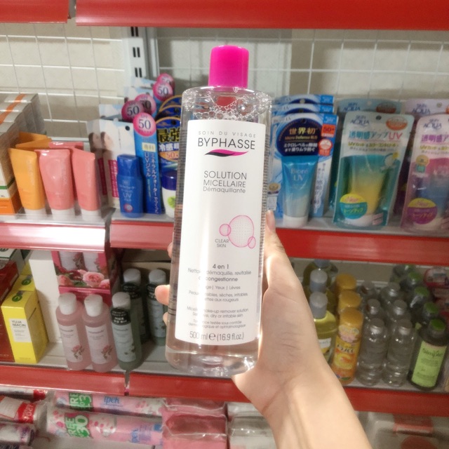 Nước tẩy trang Byphasse micellar make-up remover solution 500ml