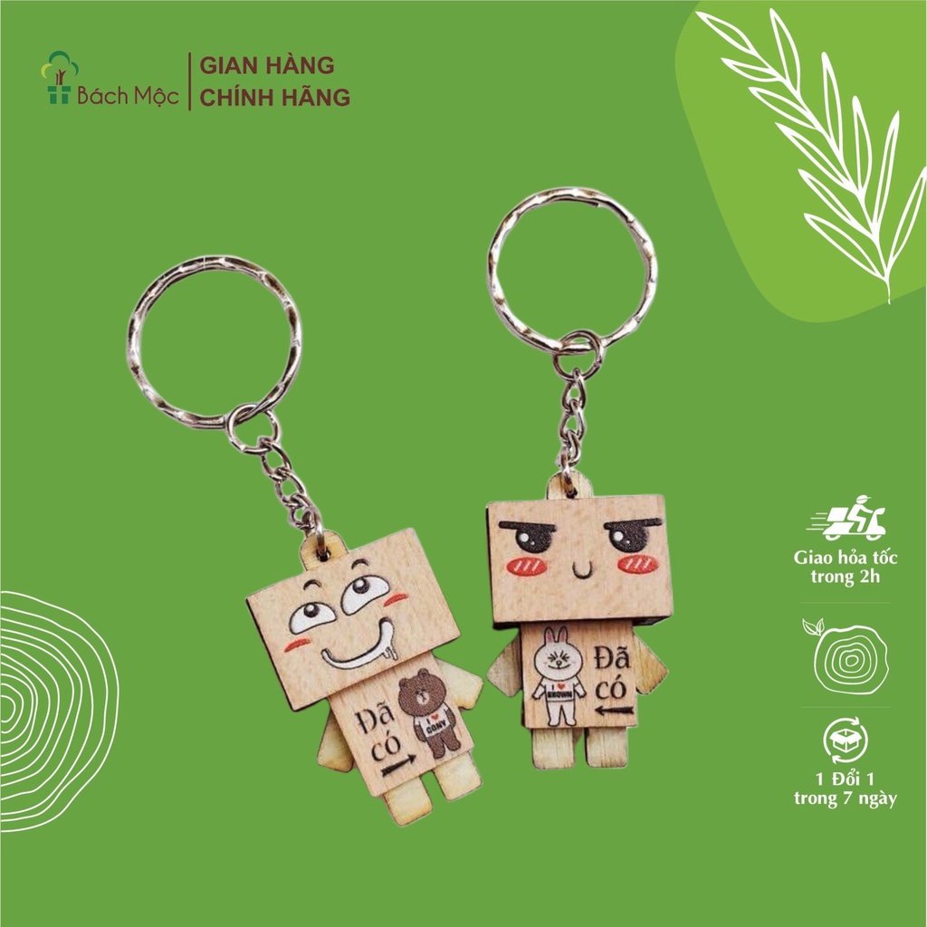 Móc Khóa Danbo 3D BÁCH MỘC Nhân Vật Marvel, 12 Con Giáp, Cảm Xúc