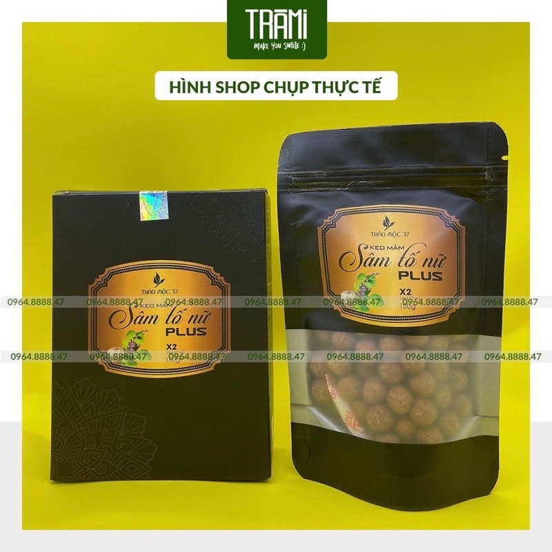 [Mẫu Mới Chính Hãng] Kẹo Mầm Sâm Tố Nữ Plus X2 Thảo Mộc 37,Tăng Size Vòng 1 Nhanh. | BigBuy360 - bigbuy360.vn