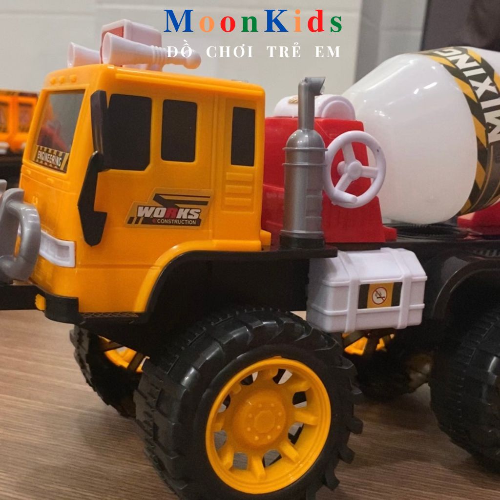 Xe ben đồ chơi cỡ lớn🚍xe cần cẩu cho bé,Xe múc đồ chơi loại to