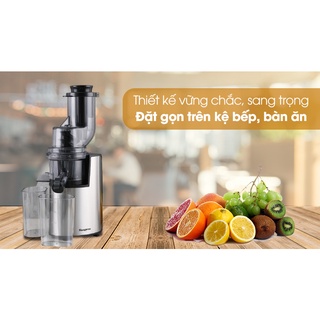 Máy ép chậm Kangaroo KG1B6, Công suất:200 W, Thân máy được bọc inox cao cấp