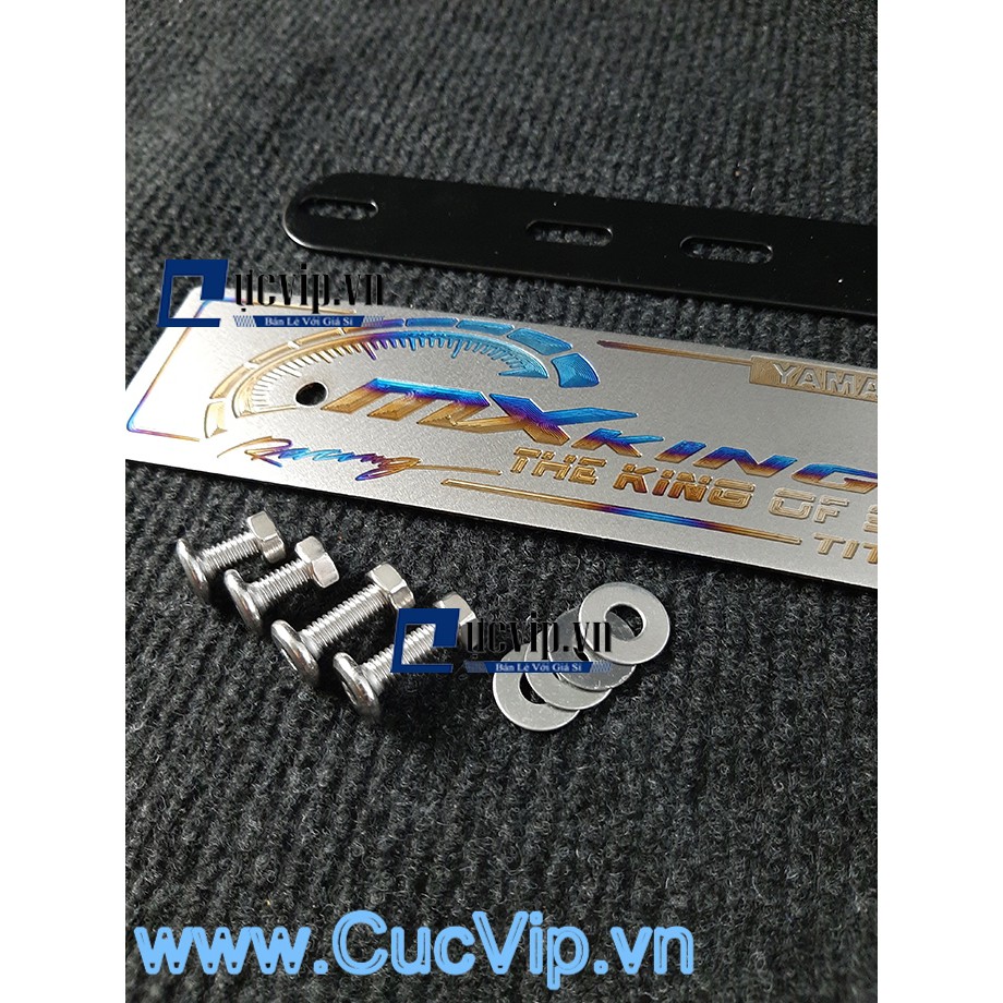 Bộ Bảng Tên MXKing Nhôm Xi Titan Kèm Ốc Inox Thái Siêu Dày